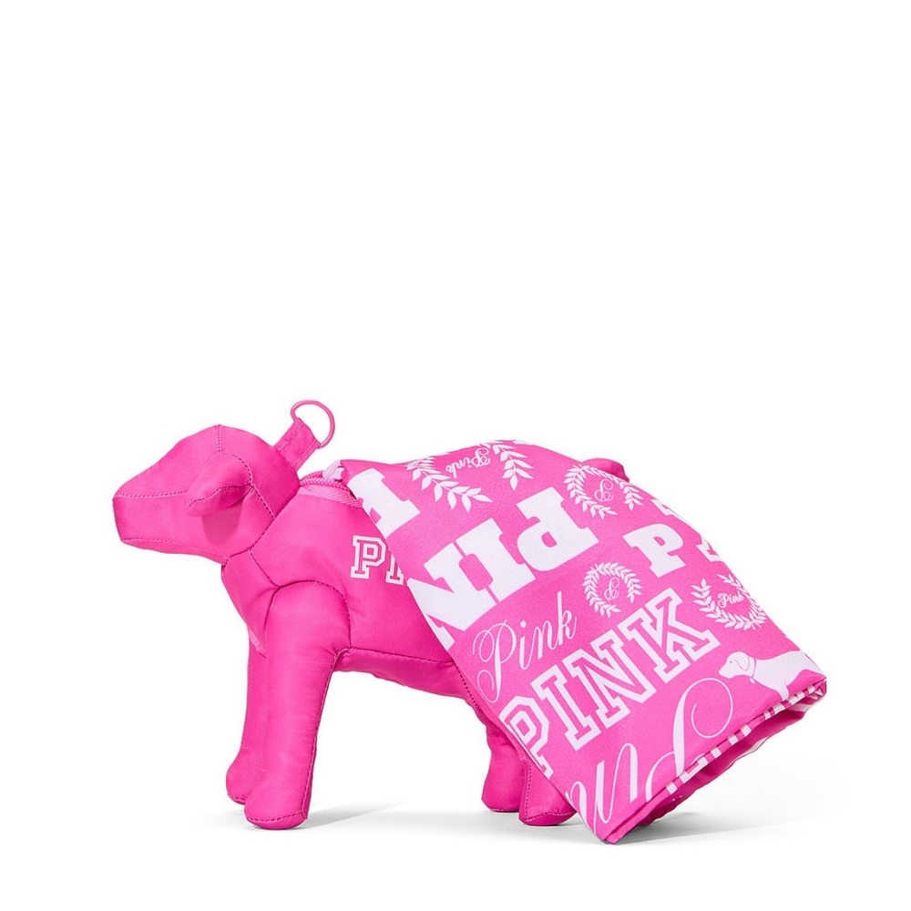 PINK Packable Tote Bag - Picture 3 of 5